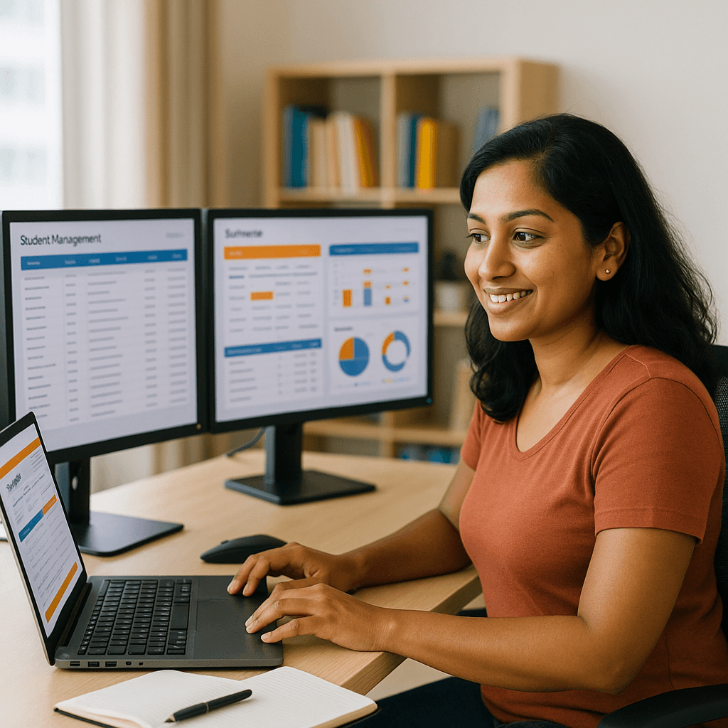 Learning center management