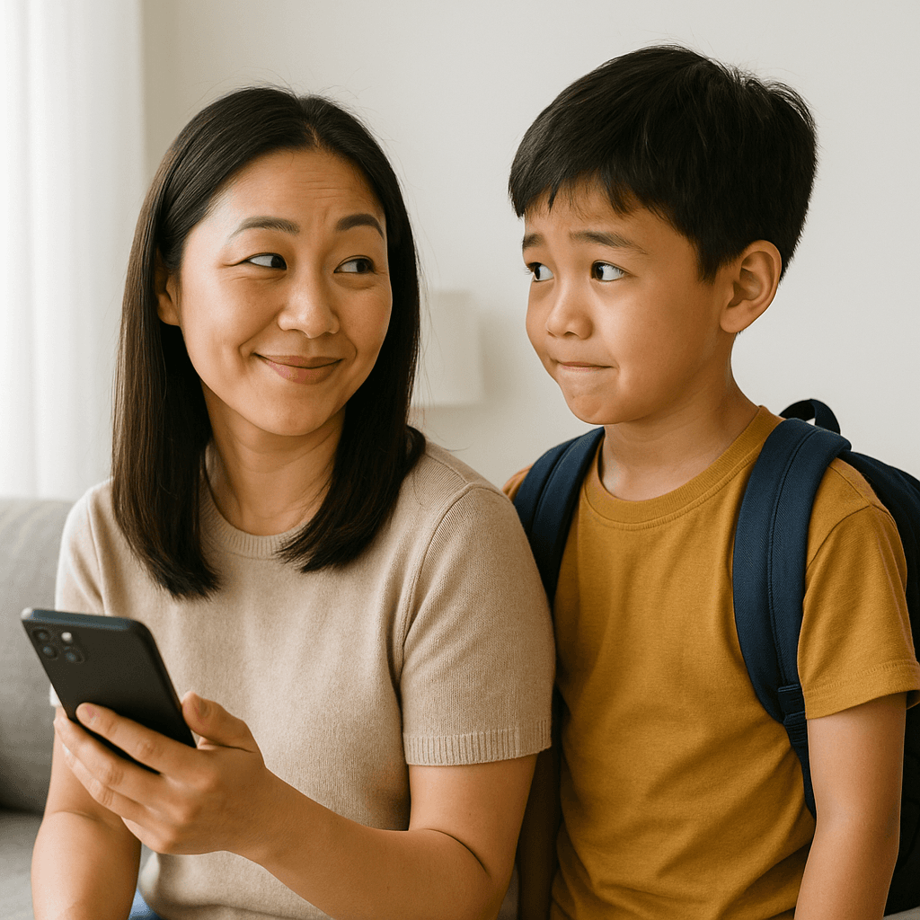 Parent using aapollo